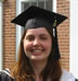Jennifer in cap and gown